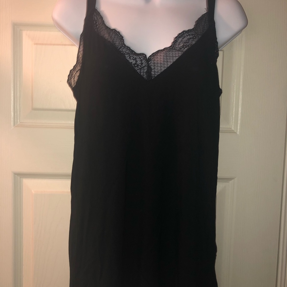 Crazy Train Black Lace Tank